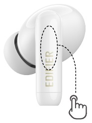 Edifier - TWS330 NB - Vasen kosketuspaneeli Vasen kosketuspaneeli