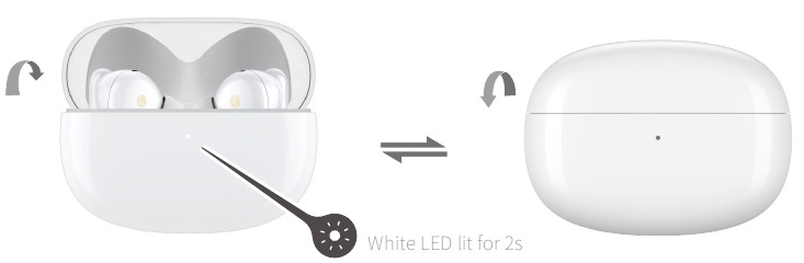 Edifier - TWS330 NB - Virta päälle/pois Virta päälle/pois