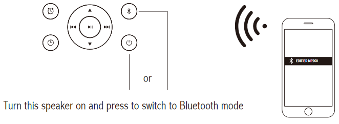 Edifier - MP260 - Bluetooth-Verbindung Bluetooth-Verbindung