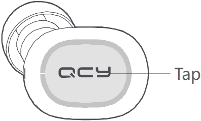 QCY - QCY-T1 - Answer Call Kõnele vastamine