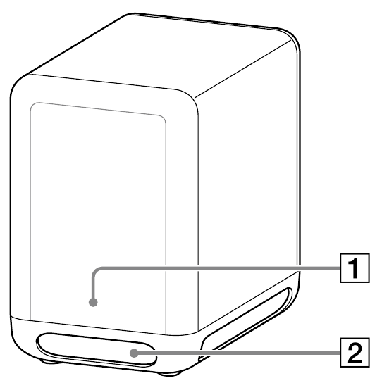 Sony - SA-SW5 - Sehemu na Vidhibiti Mbele Sehemu na Vidhibiti Mbele