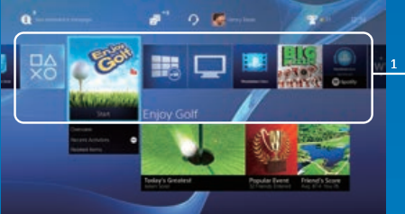 Sony - PS4 - Domači zaslon Domači zaslon