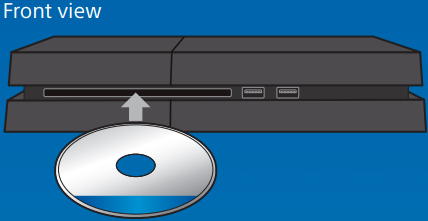 Sony - PS4 - Vstavljanje diska Vstavljanje diska