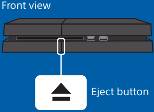 Sony - PS4 - Odstranjevanje diska Odstranjevanje diska