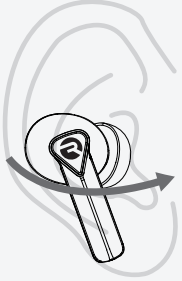 Raycon - The Gaming Earbuds - Fitting Step 1 Paso 1 del ajuste