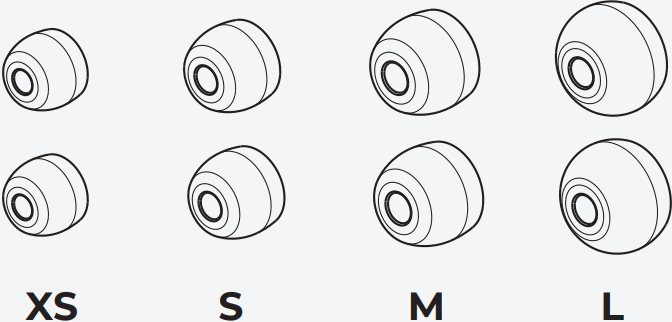 Raycon - The Gaming Earbuds - Gel Tips Almohadillas de gel