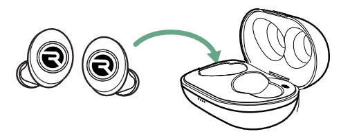 Raycon - The Everyday Earbuds - Charging the Earbuds Step 1 Charging the Earbuds Step 1