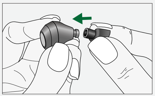Raycon - The Everyday Earbuds - HOW TO CHANGE GEL TIPS Step 2 HOW TO CHANGE GEL TIPS Step 2