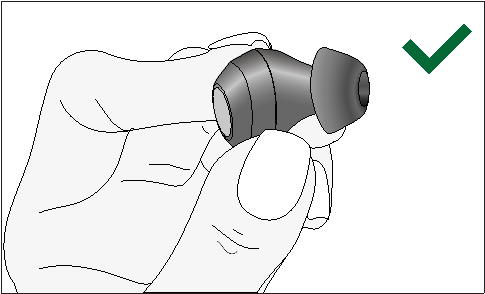 Raycon - The Everyday Earbuds - HOW TO CHANGE GEL TIPS Step 4 HOW TO CHANGE GEL TIPS Step 4