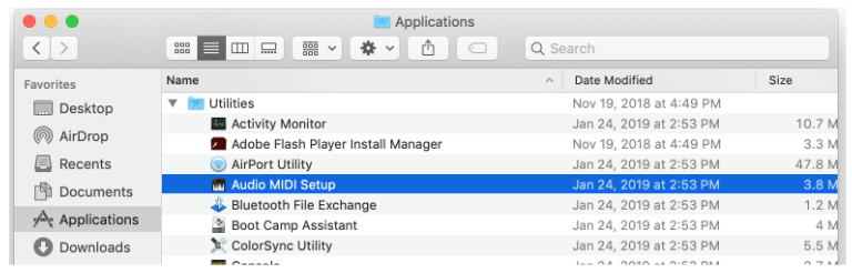 HYPERX - QuadCast HX-MICQC-BK - Управление мониторингом микрофона на macOS, шаг 1 Управление мониторингом микрофона на macOS, шаг 1
