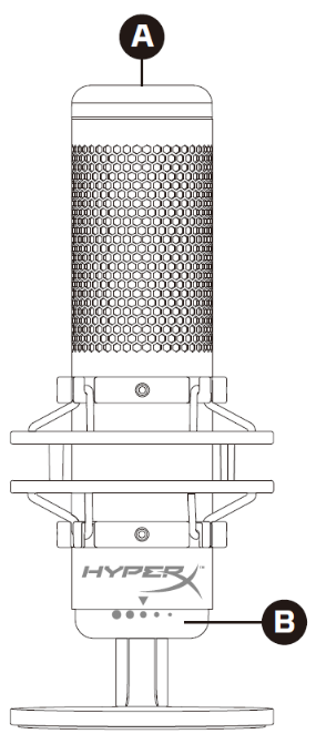 HYPERX - QuadCast HX-MICQC-BK - Обзор, шаг 1 Обзор, шаг 1