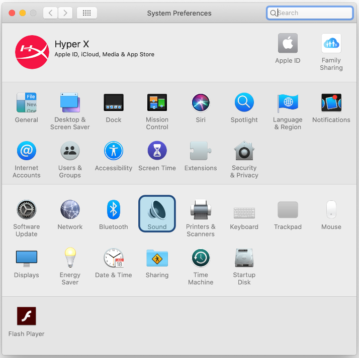 HYPERX - QuadCast S HMIQ1S-XX-RG/G - Käyttö macOS:n kanssa, vaihe 1 Käyttö macOS:n kanssa, vaihe 1