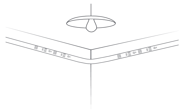 Govee - H613D - O'rnatish bosqichlari 4-bosqich O'rnatish bosqichlari 4-bosqich