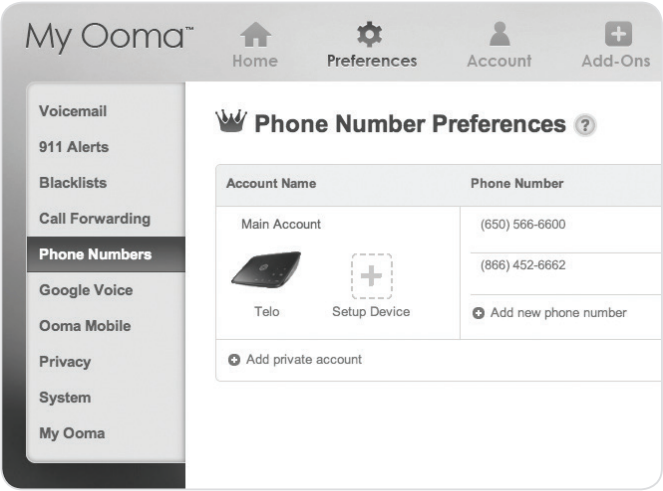 Ooma - Telefoni i Sigurisë 700-0129-203 - Programimi Online Programimi Online