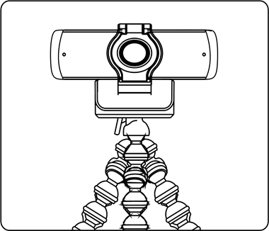 Amcrest - AWC195-B - Penempatan pada Tripod Penempatan pada Tripod