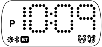 iHome - POWERCLOCK GLOW iBT295 - Uhrzeitanzeige Uhrzeitanzeige