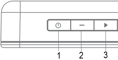 iHome - Beauty PORTABLE iCVBT20 - Knapper Trinn 1 Knapper Trinn 1
