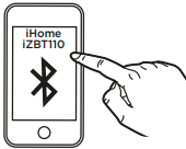 iHome - Zenergy CANDLE iZBT110 - Свързване към Bluetooth Стъпка 2 Свързване към Bluetooth Стъпка 2