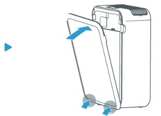 TaoTronics - TT-AP003 - Cleaning the Air Purifier Body Step 3 Pastrimi i Trupit të Pastruesit të Ajrit Hapi 3