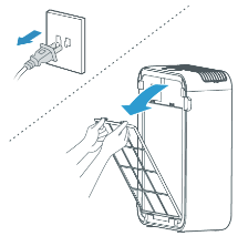 TaoTronics - TT-AP003 - Cleaning the Pre-Filter Step 1 Pastrimi i Para-Filtrit Hapi 1