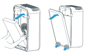 TaoTronics - TT-AP003 - Replacing the HEPA Filter Step 3 Zëvendësimi i Filtrit HEPA Hapi 3