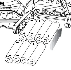Wildgame Innovations - DRT Extreme - Paristojen asennus, vaihe 3 Paristojen asennus, vaihe 3