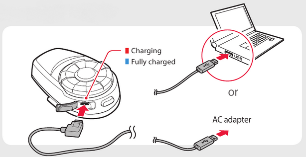 Sena - 10S - Încărcarea bateriei Încărcarea bateriei