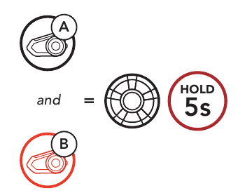 Sena - 30K - Intercom Pairing Step 1 Intercomi sidumise 1. samm
