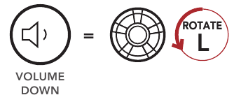 Sena - 30K - Volume Down Helitugevuse vähendamine