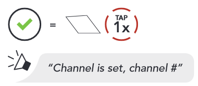 Sena - 50R - Kanal speichern Kanal speichern