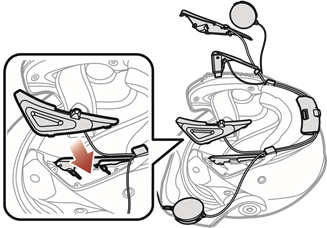 Sena - SRL-Mesh - Pasul 12 de instalare a căștii rabatabile Pasul 12 de instalare a căștii rabatabile