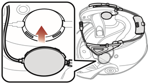Sena - SRL-Mesh - Pasul 13 de instalare a căștii rabatabile Pasul 13 de instalare a căștii rabatabile