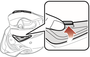 Sena - SRL-Mesh - Pasul 2 de instalare a căștii rabatabile Pasul 2 de instalare a căștii rabatabile