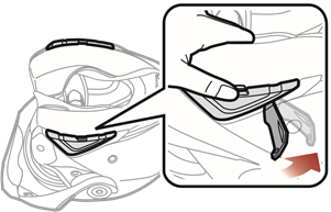 Sena - SRL-Mesh - Pasul 3 de instalare a căștii rabatabile Pasul 3 de instalare a căștii rabatabile