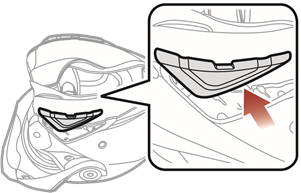Sena - SRL-Mesh - Pasul 4 de instalare a căștii rabatabile Pasul 4 de instalare a căștii rabatabile