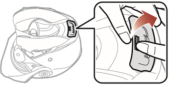 Sena - SRL-Mesh - Pasul 6 de instalare a căștii rabatabile Pasul 6 de instalare a căștii rabatabile