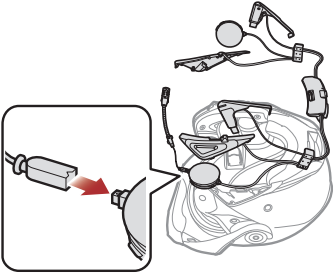 Sena - SRL-Mesh - Pasul 8 de instalare a căștii rabatabile Pasul 8 de instalare a căștii rabatabile