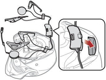 Sena - SRL-Mesh - Pasul 9 de instalare a căștii rabatabile Pasul 9 de instalare a căștii rabatabile