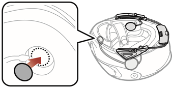 Sena - SRL-Mesh - Pasul 13 de instalare a căștii integrale Pasul 13 de instalare a căștii integrale