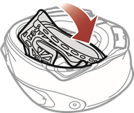 Sena - SRL-Mesh - Pasul 15 de instalare a căștii integrale Pasul 15 de instalare a căștii integrale