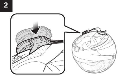 Sena - SF1 - Korak 2 pri namestitvi Korak 2 pri namestitvi