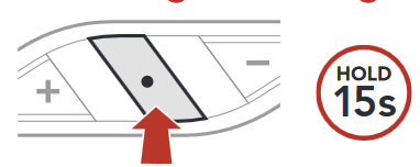 Sena - ACS10 - Accéder au menu de configuration Étape 1 Accéder au menu de configuration Étape 1