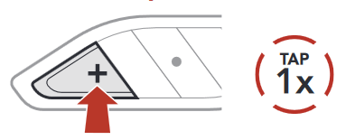 Sena - ACS10 - Augmenter le volume Augmenter le volume