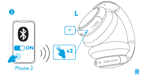 Soundcore - Life Q30 - Párosítás másik eszközzel 2. rész Párosítás másik eszközzel 2. rész