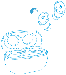 Soundcore - Life A3i - Resetstap 1 Resetstap 1