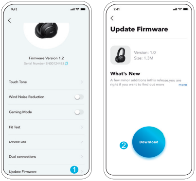 Soundcore - Space Q45 - Firmware Update Actualización del Firmware