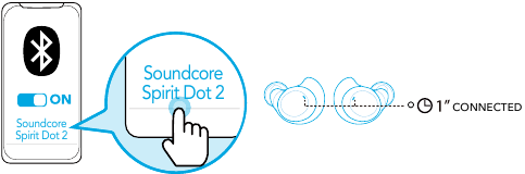 Soundcore - Spirit Dot 2 - Bluetooth Pairing Step 2 Bluetooth Pairing Step 2