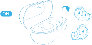 Soundcore - Life A1 - Bekapcsolás Bekapcsolás