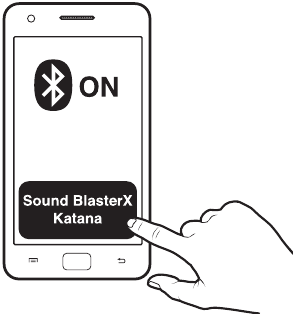 Creative - Sound BlasterX Katana - Bluetooth Pairing Step 2 Bluetooth Pairing Step 2