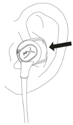 HyperX - Cloud Buds - Fitting the HyperX Cloud Buds to your Ears Step 2 HyperX Cloud Buds-ni quloqlaringizga moslash 2-qadam